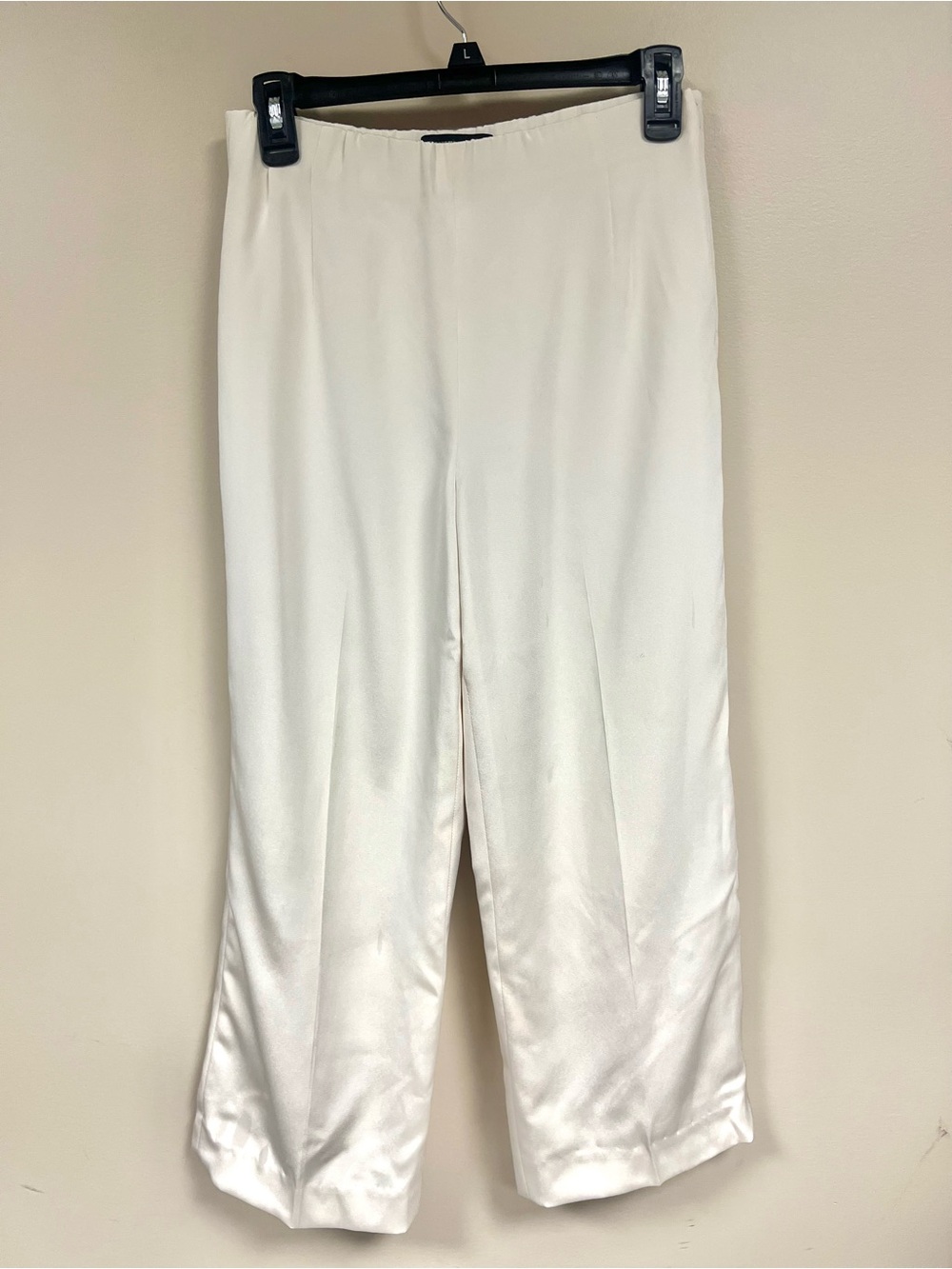 Lafayette 148 Silk Straight Leg Pants Size 10 Like New